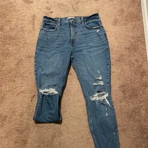 Abercrombie The Skinny High rise skinny Jean. Never worn.